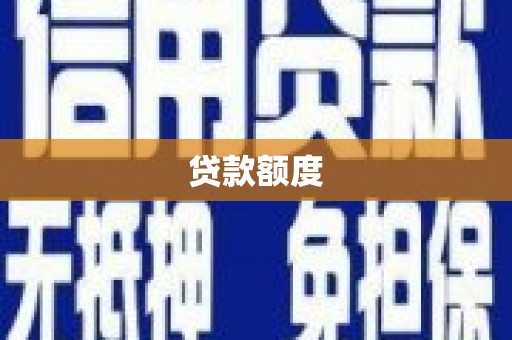 硚口贷款额度