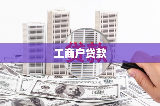 硚口工商户贷款