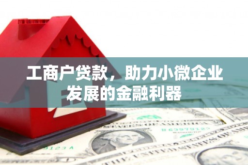 硚口工商户贷款，助力小微企业发展的金融利器