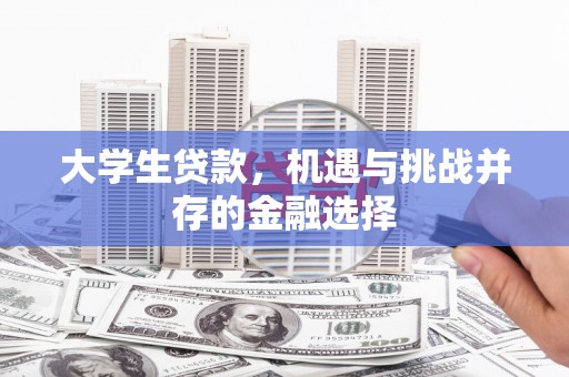 硚口大学生贷款，机遇与挑战并存的金融选择