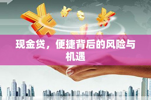 硚口现金贷，便捷背后的风险与机遇