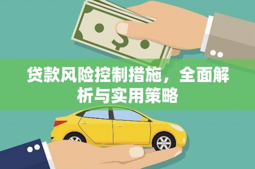 硚口贷款风险控制措施，全面解析与实用策略