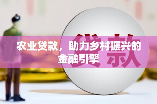 硚口农业贷款，助力乡村振兴的金融引擎