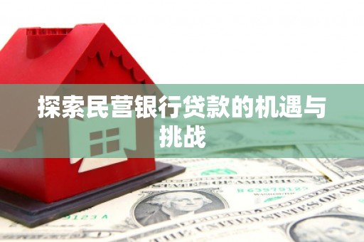 硚口探索民营银行贷款的机遇与挑战