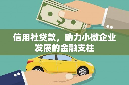 硚口信用社贷款，助力小微企业发展的金融支柱