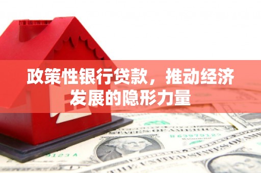 硚口政策性银行贷款，推动经济发展的隐形力量