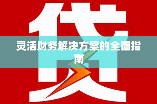 硚口灵活财务解决方案的全面指南