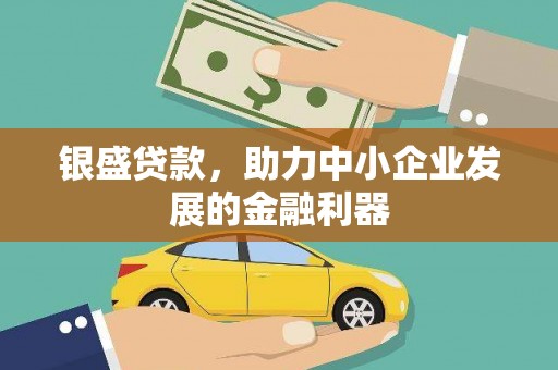硚口银盛贷款，助力中小企业发展的金融利器