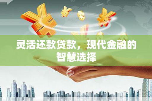硚口灵活还款贷款，现代金融的智慧选择