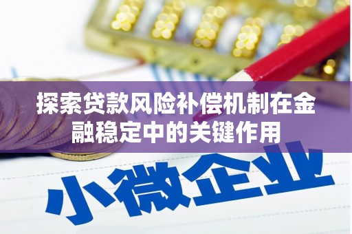 硚口探索贷款风险补偿机制在金融稳定中的关键作用