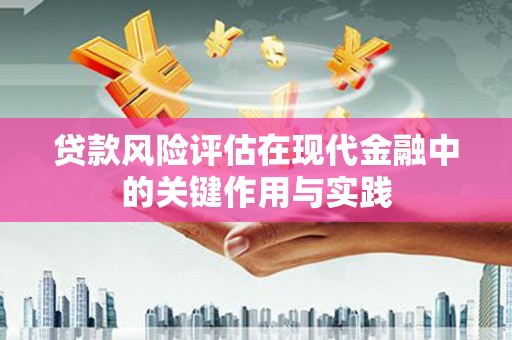 硚口贷款风险评估在现代金融中的关键作用与实践