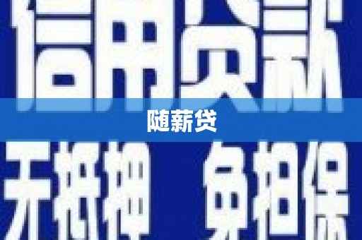 硚口随薪贷