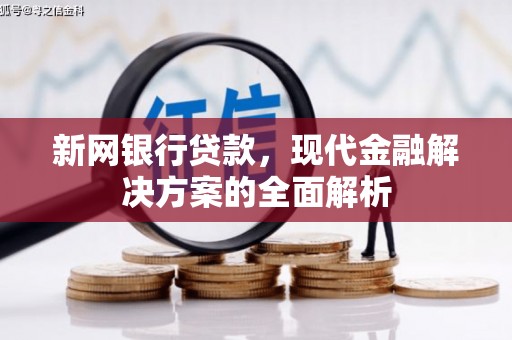 硚口新网银行贷款，现代金融解决方案的全面解析