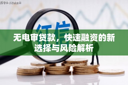 硚口无电审贷款，快速融资的新选择与风险解析