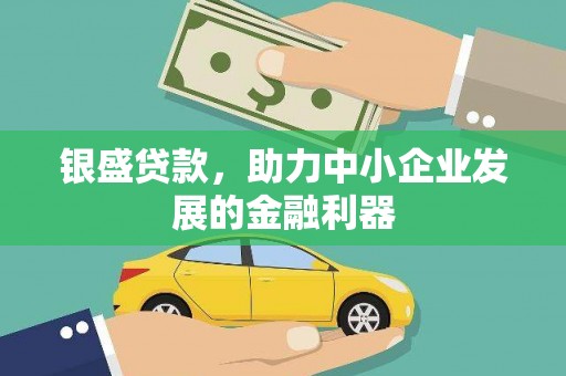 硚口银盛贷款，助力中小企业发展的金融利器