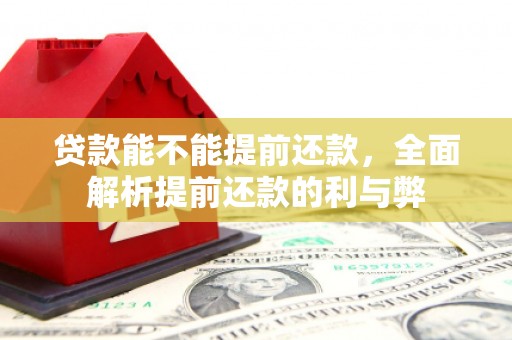 硚口贷款能不能提前还款，全面解析提前还款的利与弊