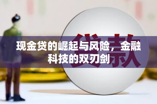 硚口现金贷的崛起与风险，金融科技的双刃剑