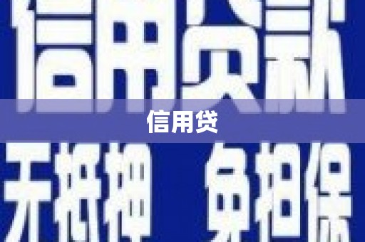 硚口信用贷