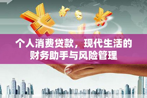 硚口个人消费贷款，现代生活的财务助手与风险管理