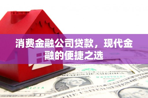 硚口消费金融公司贷款，现代金融的便捷之选