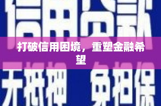 硚口打破信用困境，重塑金融希望