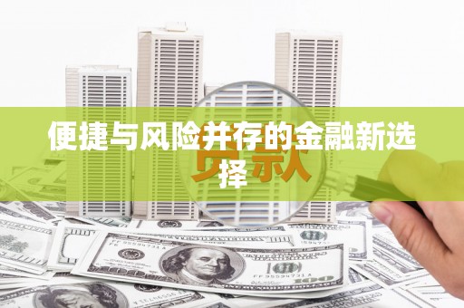 硚口便捷与风险并存的金融新选择