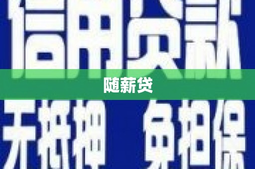 硚口随薪贷