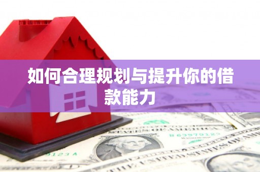 硚口如何合理规划与提升你的借款能力