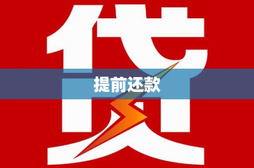 硚口提前还款