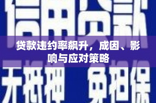 硚口贷款违约率飙升，成因、影响与应对策略