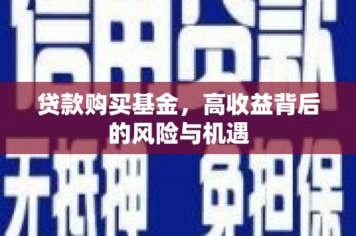 硚口贷款购买基金，高收益背后的风险与机遇